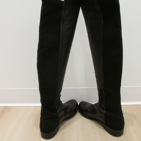 Stuart Weizmann black 5050 over the knee boots SZ 7 - Picture 16 of 16